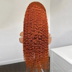 Coiled Tube Small Volume Fake Hand Hook Chemical Fiber Wig Headgear (Option: 34inches)