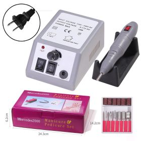 Electric Nail Sander Polishing Tools (Option: Grey US)