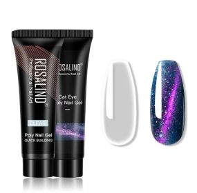 Extension Gel Polish Kit For Manicure Poly Nail Gel Set For (Option: Burgundy)