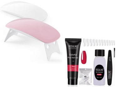 Extension Gel Polish Kit For Manicure Poly Nail Gel Set For (Option: Set)