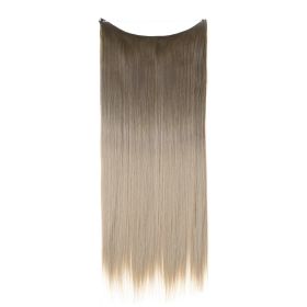 Women's One-piece Adjustable Invisible Straight Multi-color Gradient Hair Extension Fishline (Option: NO.8T16-22inch)