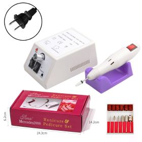 Electric Nail Sander Polishing Tools (Option: White US)