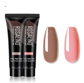 Extension Gel Polish Kit For Manicure Poly Nail Gel Set For (Option: Rose red)