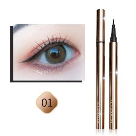 Quick Drying Non Smudging Easy To Apply Color Extremely Fine Eyeliner Liquid Pen (Option: Classic Black)