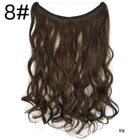 Wig Without Curtain Long Curly Hair Mark (Option: H)