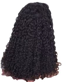 European And American Women's Head Scarf Wig Ice Silk Headband (Option: Random-24inches)