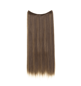 Women's One-piece Adjustable Invisible Straight Multi-color Gradient Hair Extension Fishline (Option: NO.4BH27-22inch)