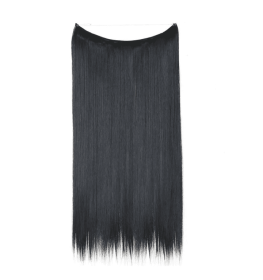 Women's One-piece Adjustable Invisible Straight Multi-color Gradient Hair Extension Fishline (Option: NO.1B-22inch)