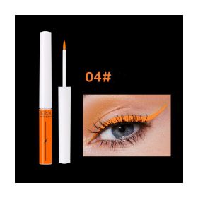 Quick Drying Water-soluble Color Luminous UV Eyeliner Liquid Pen (Color: Orange)